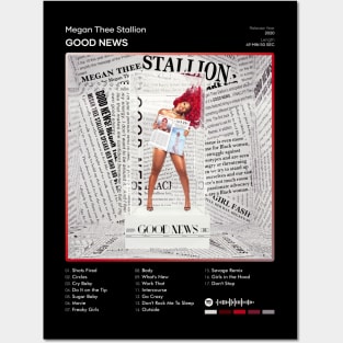 Megan Thee Stallion - Good News Tracklist Album Posters and Art